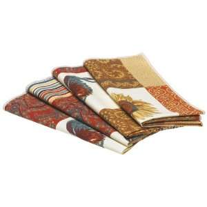   Bardwil Provence Set of 4 17 inch by 17 inch Napkins