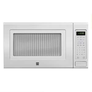 White Kenmore 1.2 cubic foot Countertop Microwave  