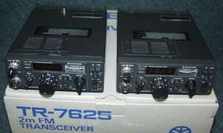 Kenwood TR 7625 2 Meter FM Transceivers With Boxes  