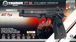 Licensed Taurus PT92 Polymer/Metal Gas Airsoft Pistol w/ Blowback 