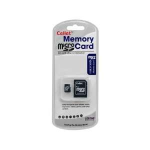  Cellet MicroSD 4GB Memory Card for Samsung Gravity 2 (SGH 