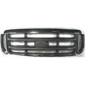 99 04 FORD F350 SUPER DUTY PICKUP f 350 GRILLE TRUCK, Chrome/Gray, Exc 