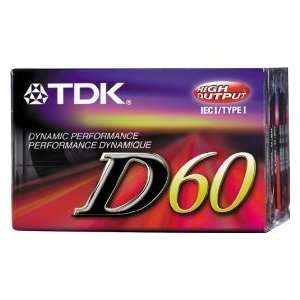  TDK D60 60 Minute Audio Tape (10 pack) Electronics