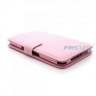   PINK LEATHER CASE COVER FOR  KINDLE KEYBOARD 3G or WiFi  