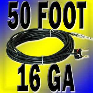 50 FT 1/4 inch to banana speaker cables DJ 50ft PAIR  