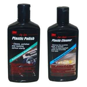  3M Plastic Polish Combo with Plastic Cleaner and Plastic 