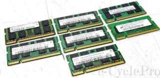 7x 1gb  PC2 5300  667MHz  NON ECC  Laptop DDR2 Memory Modules 