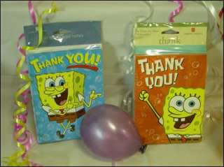 Sponge Bob SpongeBob Party Thank Yous  