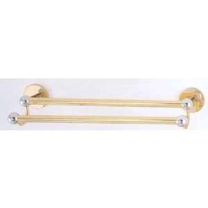 Allied Brass Accessories 1072 18 18 Double Towel Bar Polished Chrome