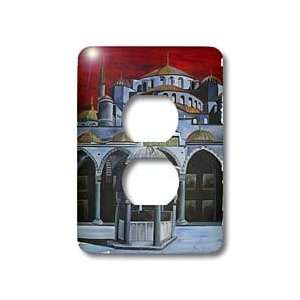   mosque   Light Switch Covers   2 plug outlet cover