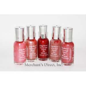   Acrylic Gel + Nylon, FIVE Different Color Nail Polish  5 Piece Set