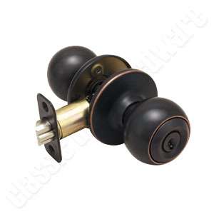 Piedmont Oil Rubbed Bronze Keyed Entry Door Knob  