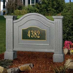  Nantucket One or Two Sided Address Plaque Signs   Grey