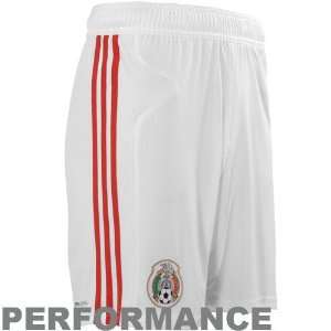  adidas Mexico White World Cup Home Performance Soccer Shorts 