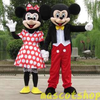 New Mickey Mouse Minnie fancy adult size mascot costume  