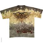 AEROSMITH RAY LOGO TIE DYE WINGS CLASSIC ROCK AND ROLL BAND STEVEN 