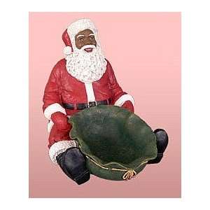  Tray (Large)   African American Santa Claus Figurines