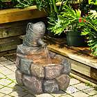 Alpine Watering Can Fountain With 1 Halogen Light  