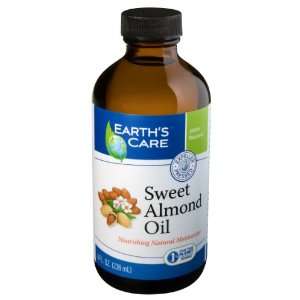  Earths Care Sweet Almond Oil 8 Fl. Oz. lot of 3 Bottles Beauty