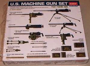   US MACHINE GUN SET WITH AMMO AND AMMO BOXES, TRIPODS, BARRELS  