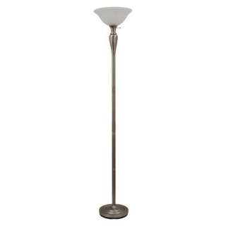 Torchiere Floor Lamp   Silver (Includes CFL Bulb).Opens in a new 