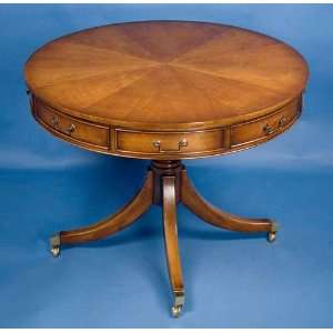 Antique Style Cherry Drum Table