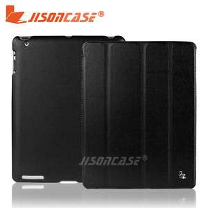 Jisoncase Smart Ultra Slim Leather Case Cover For Apple iPad 2 2nd 
