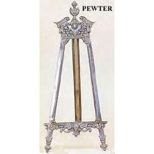  16 and 27 Pewter Ornate Art Frame Easels