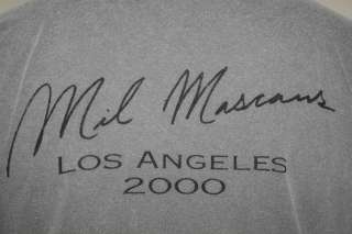MIL MASCARAS Autograph Signed Mask T SHIRT Lucha Libre  