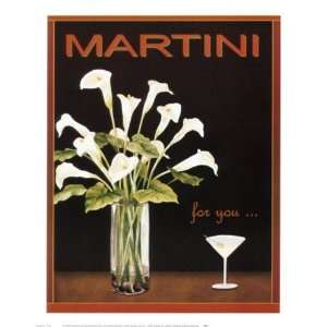  Martini by Kathleen Richards Babcock 12.50X15.50. Art 