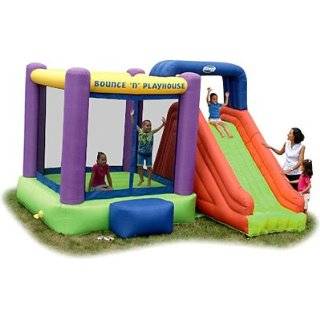     Sportcraft Bounce N Playhouse with Slide