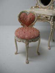   Famous Maker Furniture 3455 Hand Painted Vanity & Chair  