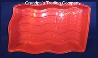 Jello American Flag Red Mold NEW 4th of July & Recipes  