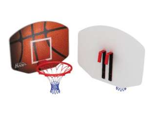 Mini Indoor Basketball Court With Weighted Socks Over The Door Pop A 