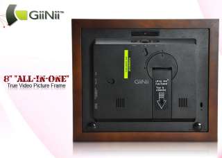 GiiNii 8 All In One True Video Picture Frame  