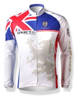 UK Mens Long Sleeves Cycling Bike Jersey  