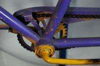 Vintage 1961 Huffy Daisy tandem 2 person bike bicycle Purple / mango 