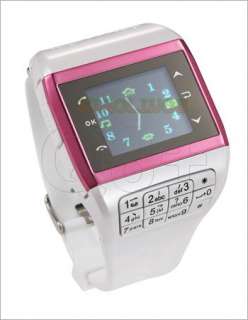 Q3 CellPhone Watch Mobile TOUCH phone Dual Card BLACK ☆  