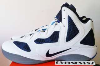   Hyperfuse 2011 White Navy Blue Men Basketball Shoe Blake Griffin Sz 10