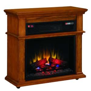 Duraflame Infrared Heater Rolling W/Mantel 1,500 Watts  