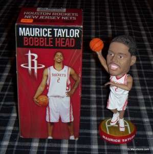   Taylor Houston Rockets Bobblehead Basketball SGA W/ Original Box