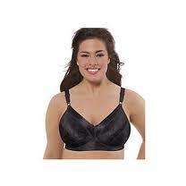   My Size JMS 1960 Satin Comfort Wire Free Smooth Fit Black Bras  