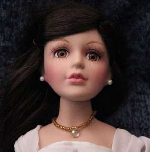 New Birthstone October Opal Porcelain Doll Original Box Collectible 