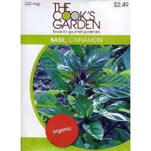   Garden Organic Cinnamon Basil Seeds   200 mg Patio, Lawn & Garden