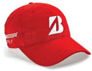 Bridgestone Golf Tour Relax Cap Hat Red  