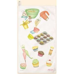 Cupcakes Towel by Fiddlers Elbow