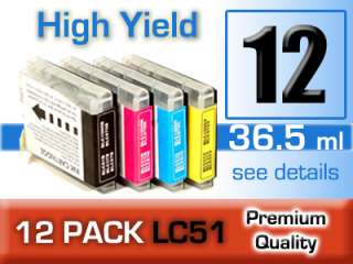   CAPACITY LC51 ink cartridge for brother printer MFC 240C MFC 3360C