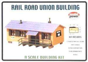MPR1579 Railroad Union Building Kit N Scale Model Power  