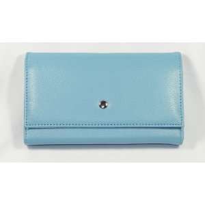 Brand Buxton Color Blue Material Faux Leather Dimensions 7 x 4 