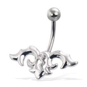  Tribal ornament belly button ring Jewelry